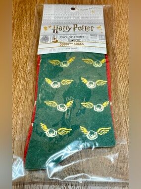 Out of Print Harry Potter Mismatched Dobby Socks
